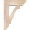 Ekena Millwork Balboa Slat Smooth Bracket w/ Offset Brace, Douglas Fir, 7 1/2"W x 24"D x 32"H BKT0806X24X32BOA06SDF - alternate 3